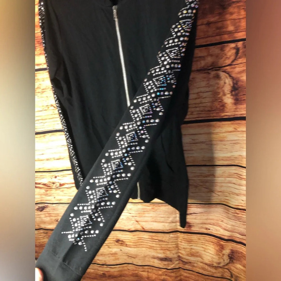 VENUS Black Zip up Jacket - Picture 9 of 12